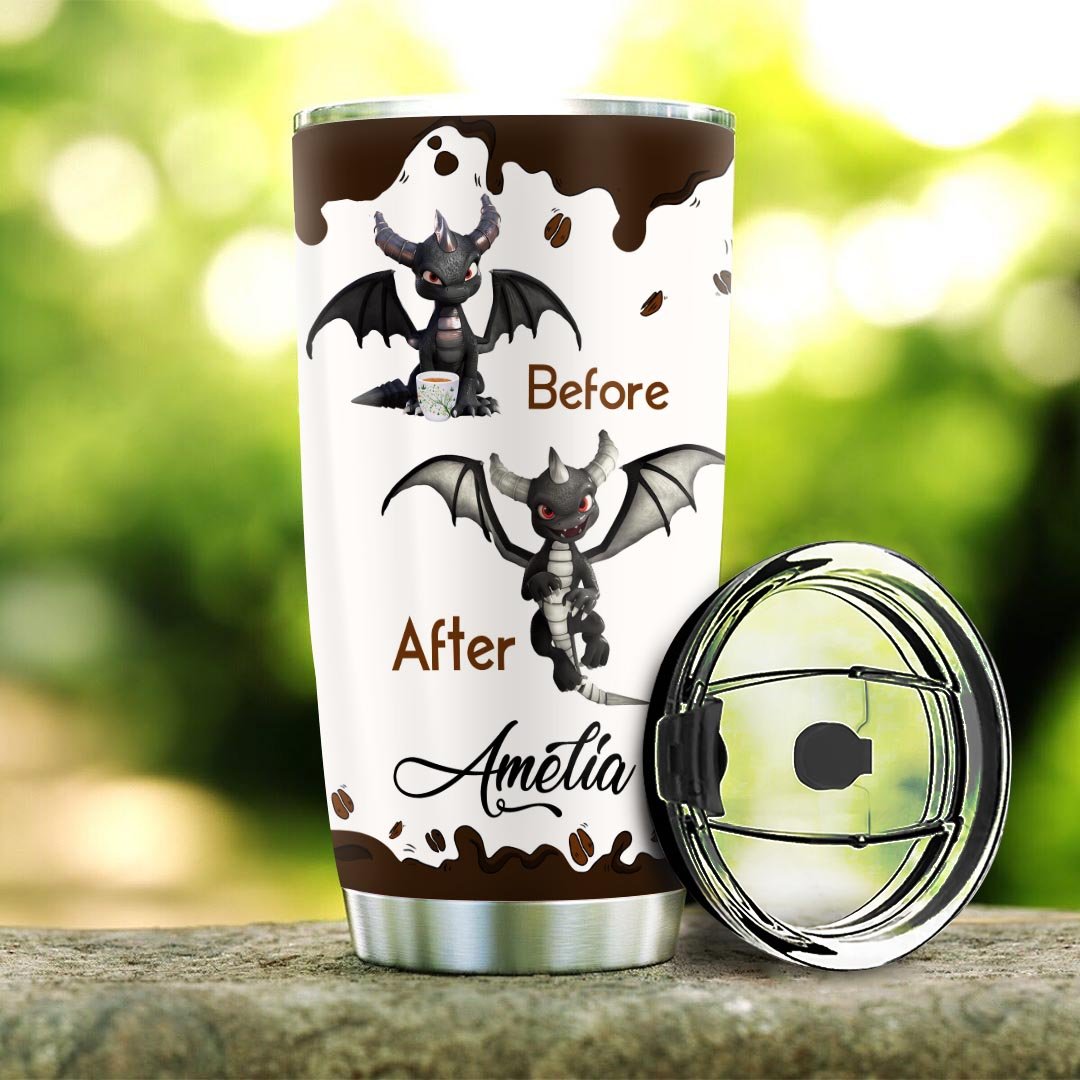 Dragon Coffee Personalized Stainless Steel Tumbler dragon coffee personalized stainless steel tumbler 3178