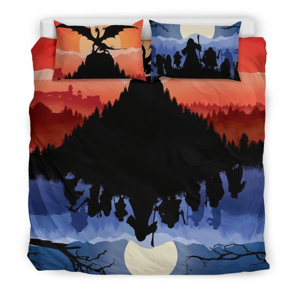 Dragon Viking Warrior Fight For Right Bedding Set Bedroom Decor dragon viking warrior fight for right bedding set bedroom decor 8660