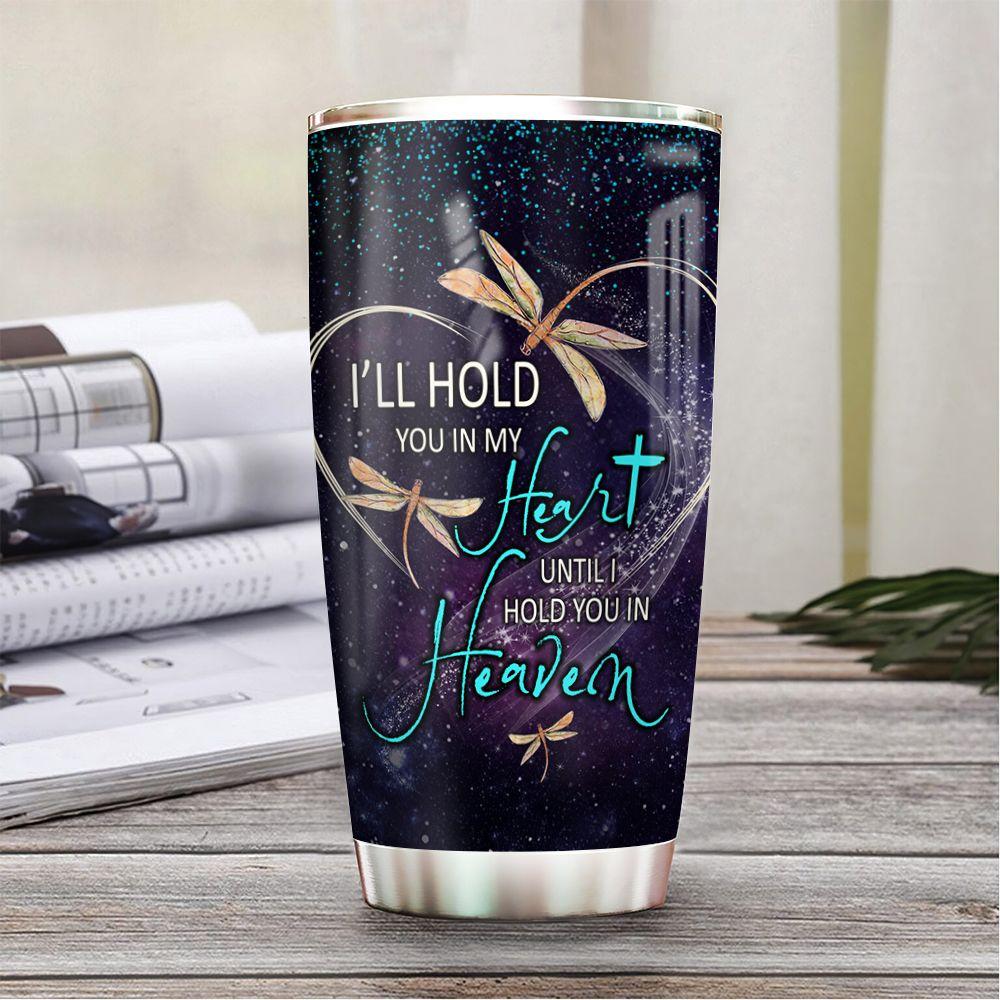 dragonfly faith personalized stainless steel tumbler 5120