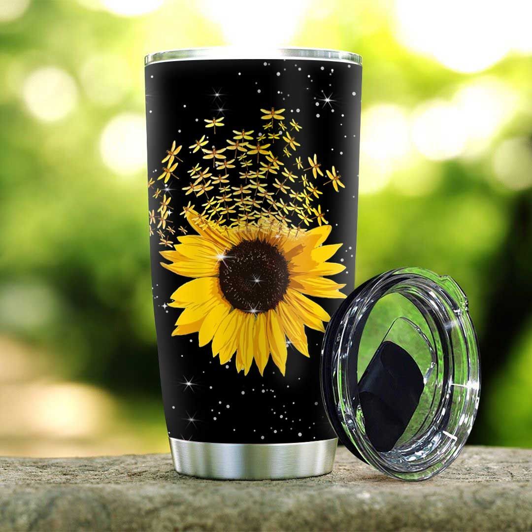 Dragonfly You Are My Sunshine Stainless Steel Tumbler dragonfly you are my sunshine stainless steel tumbler 7410