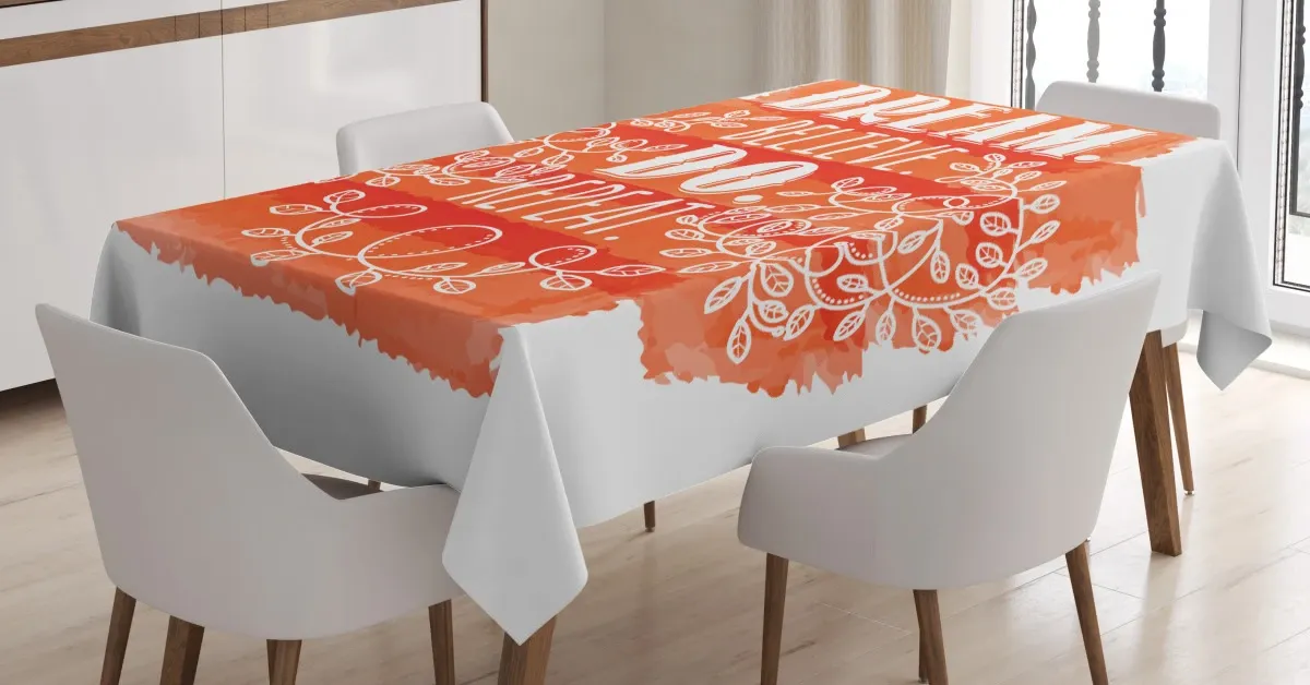 dream believe do repeat leaf 3d printed tablecloth table decor 1614