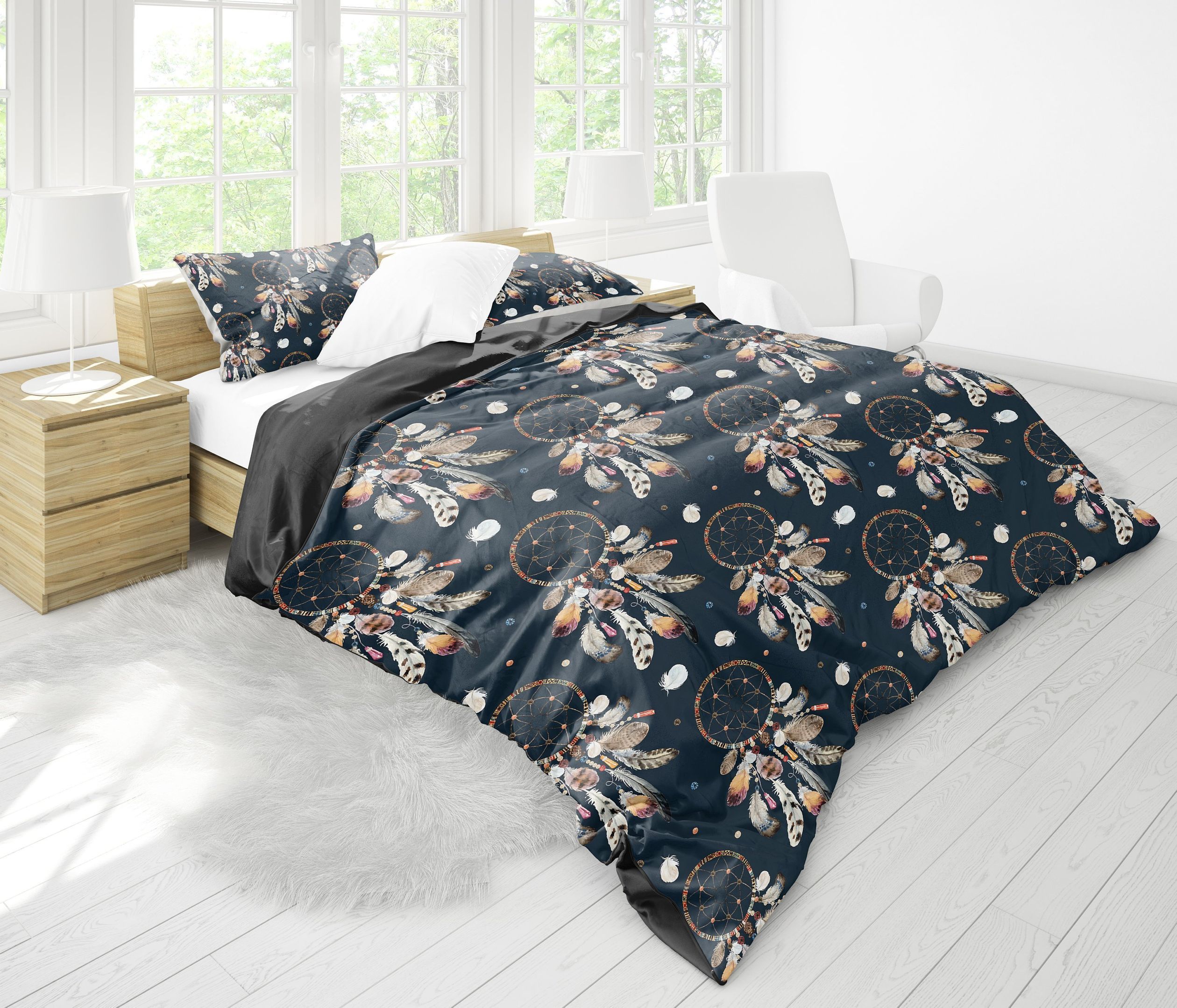 dream catchers bold pattern bedding set bedroom decor 2495