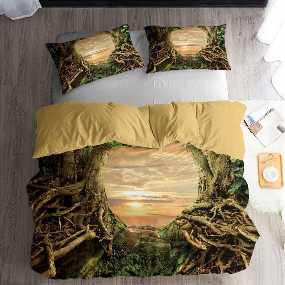 dreamland forest printed bedding set bedroom decor 4430