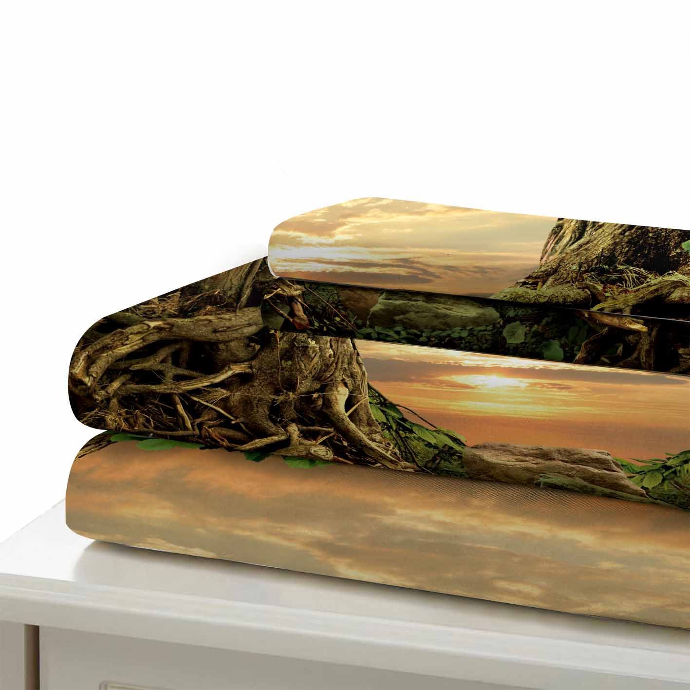 dreamland forest printed bedding set bedroom decor 8477
