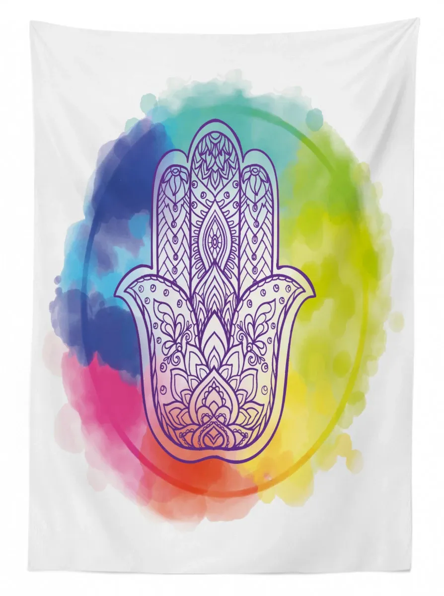 dreamy esoteric charm 3d printed tablecloth table decor 5408