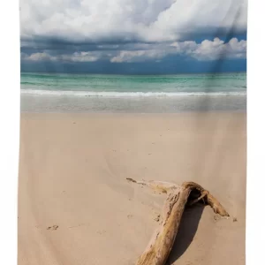 driftwood on the beach 3d printed tablecloth table decor 8326