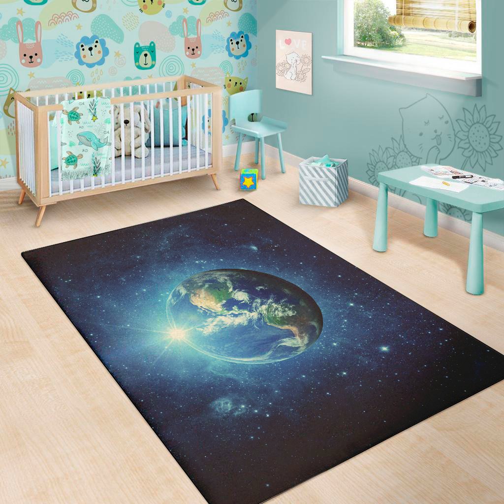Earth And Space Print Area Rug Floor Decor earth and space print area rug floor decor 1906