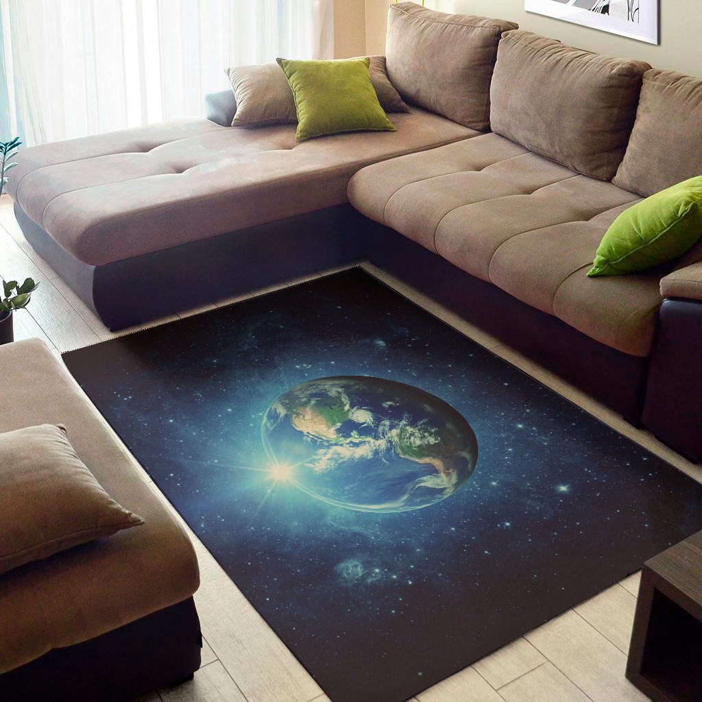 Earth And Space Print Area Rug Floor Decor earth and space print area rug floor decor 2504