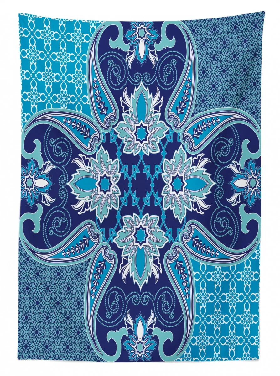 eastern moroccan design 3d printed tablecloth table decor 8322