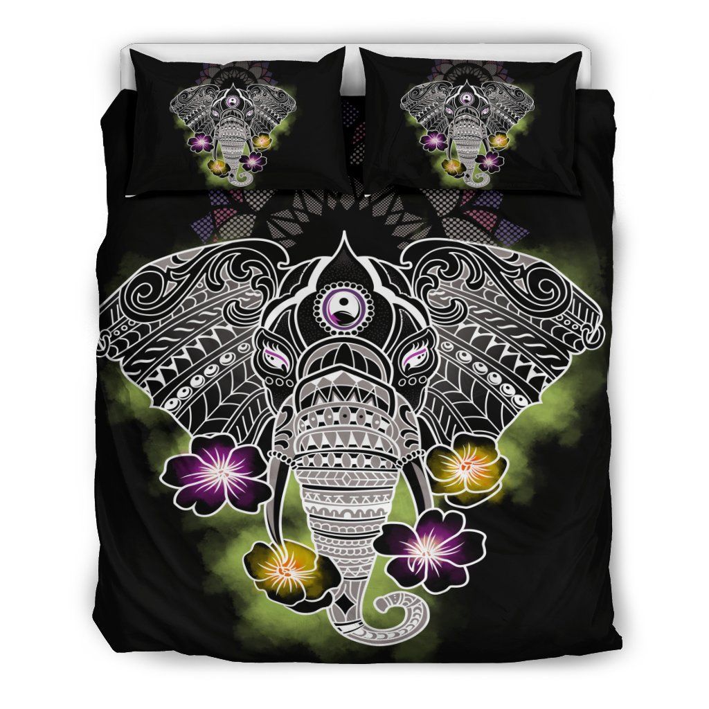elephant mandala art bedding set bedroom decor 3537
