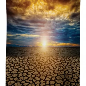 environment disaster 3d printed tablecloth table decor 4044