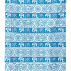 ethnic elephant flourish 3d printed tablecloth table decor 8244