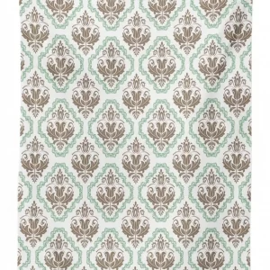 ethnic floral details swirls 3d printed tablecloth table decor 4353