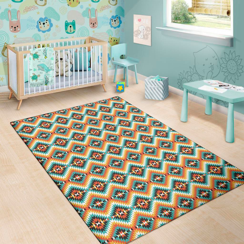 ethnic native american pattern print area rug floor decor 4530