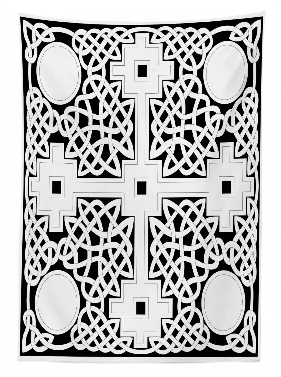 everlasting celtic knot 3d printed tablecloth table decor 7710