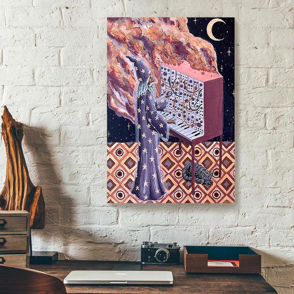 Fairy Synthesizer Painting Canvas Prints - Wall Art Decor fairy synthesizer painting canvas prints wall art decor 3345