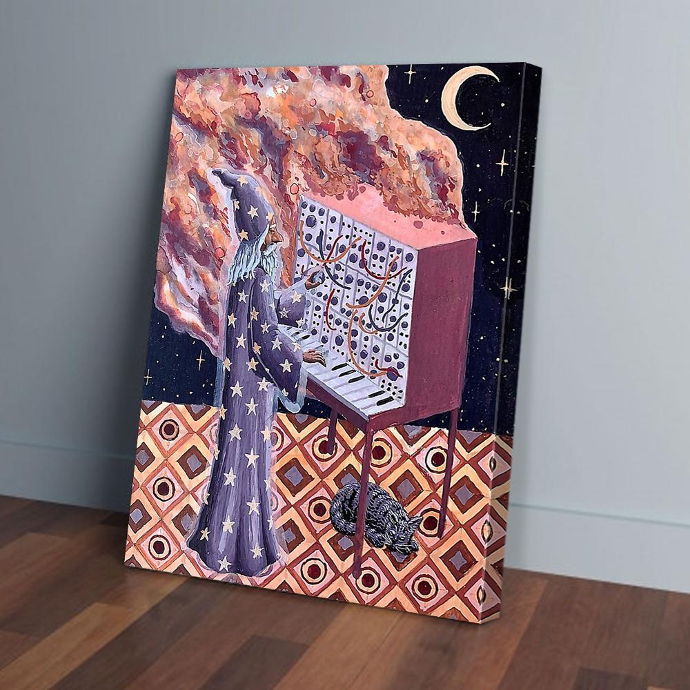 Fairy Synthesizer Painting Canvas Prints - Wall Art Decor fairy synthesizer painting canvas prints wall art decor 5680