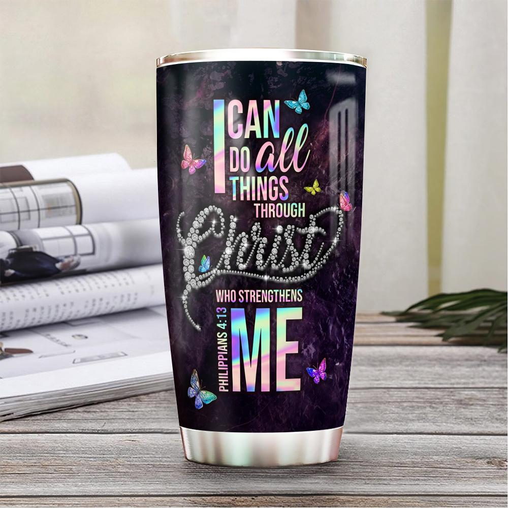 Faith Butterfly Jewelry Style Personalized Stainless Steel Tumbler faith butterfly jewelry style personalized stainless steel tumbler 6479