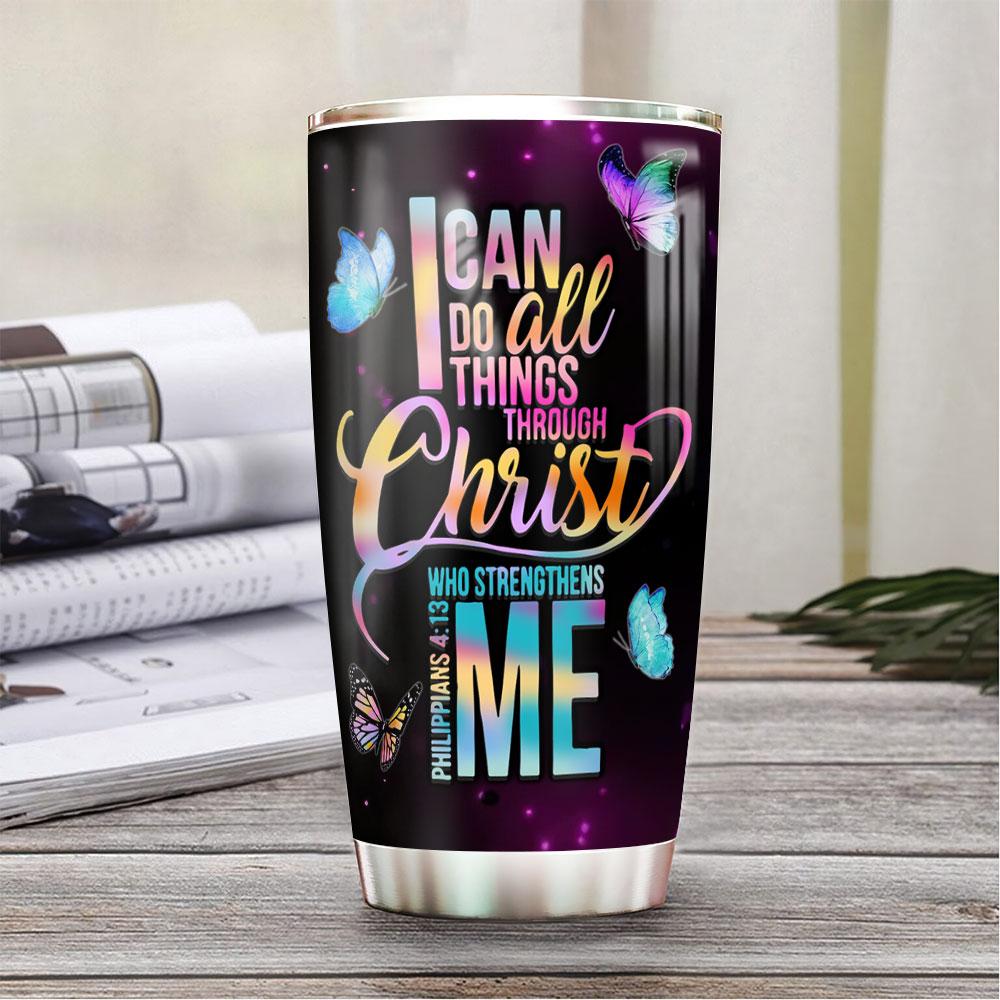 Faith Butterfly Personalized Stainless Steel Tumbler faith butterfly personalized stainless steel tumbler 1184
