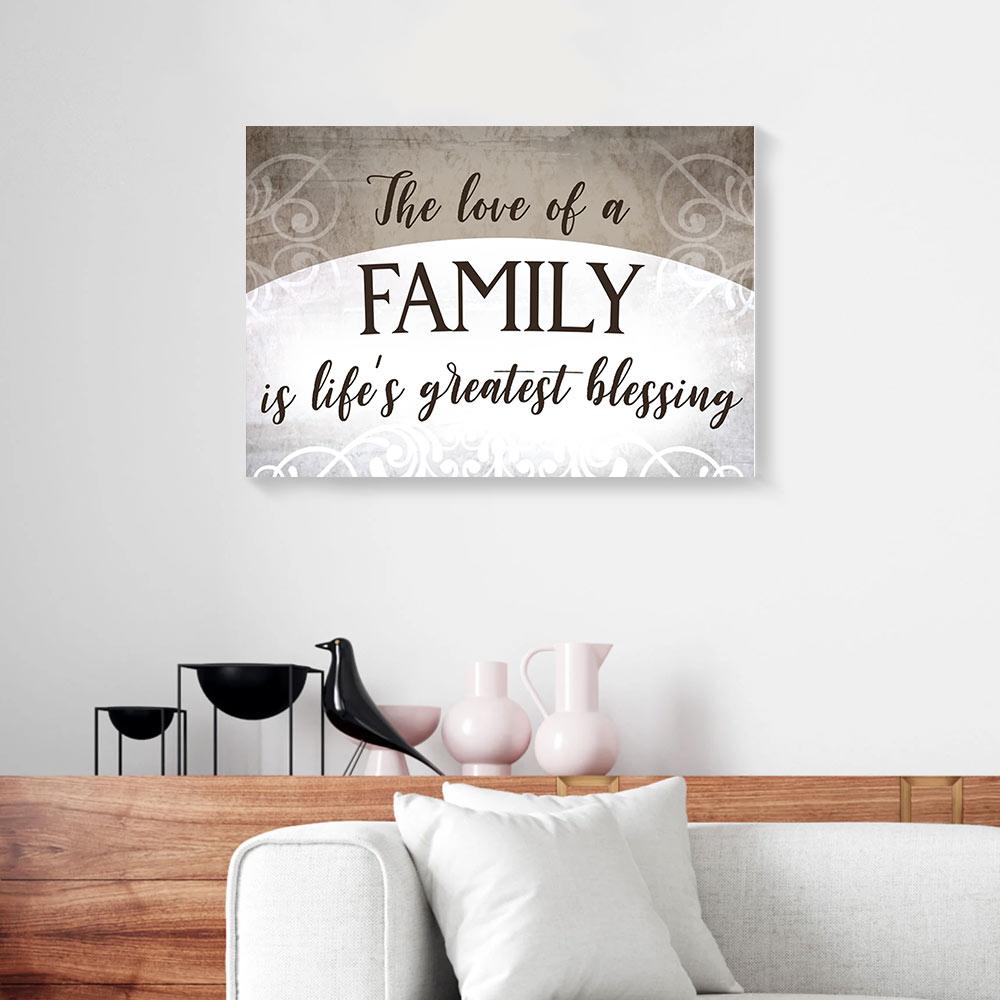 family canvas prints wall art decor 5228