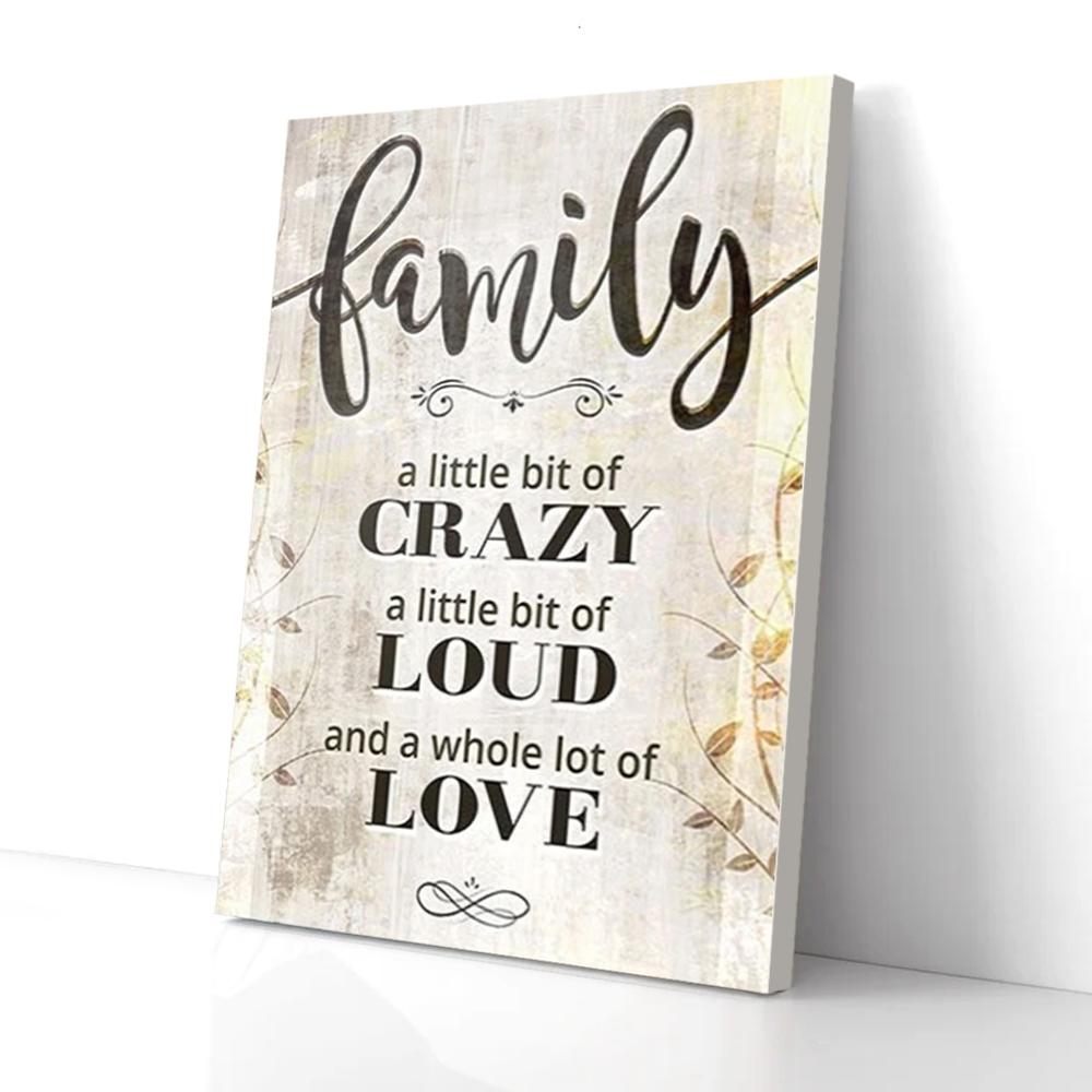 family crazy loud love canvas prints wall art decor 2509