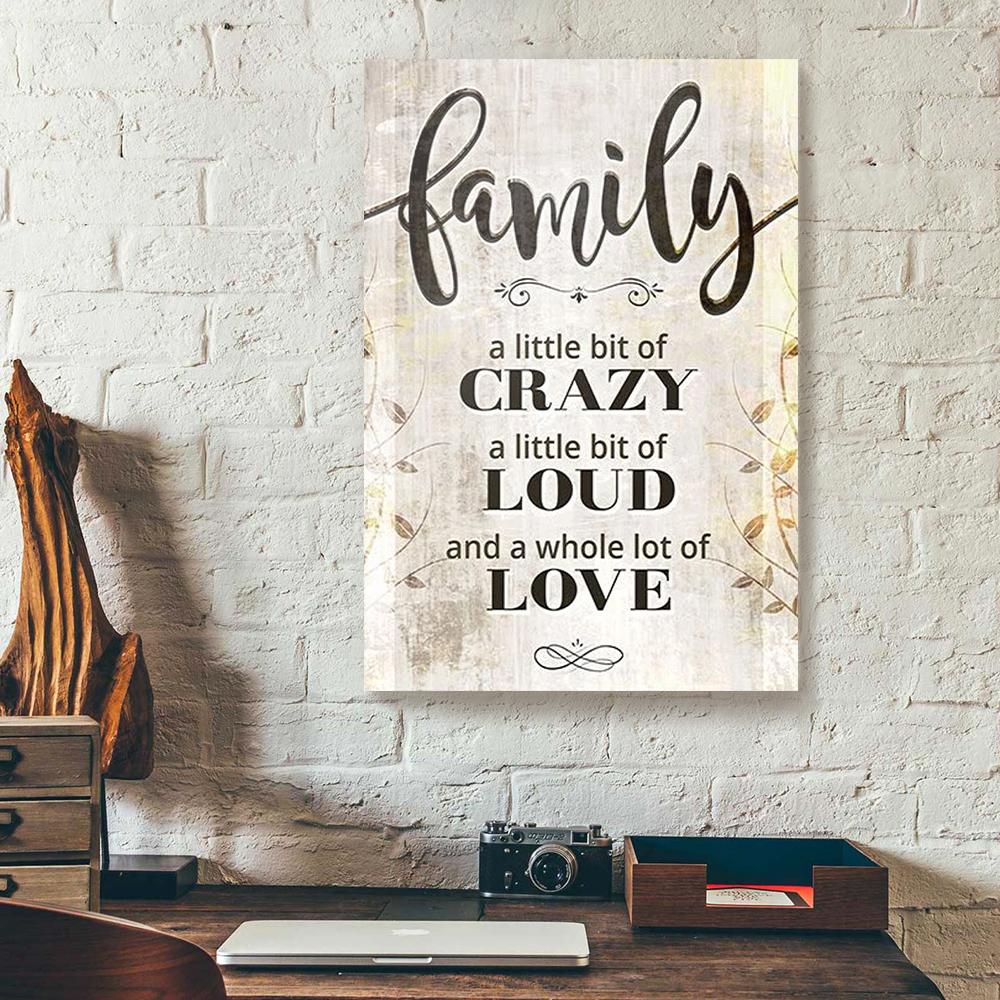 family crazy loud love canvas prints wall art decor 6384