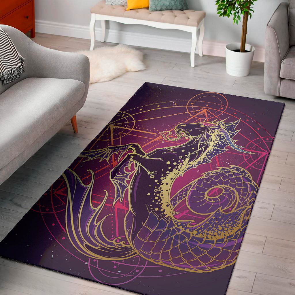 Fantastic Capricorn Sign Print Area Rug Floor Decor fantastic capricorn sign print area rug floor decor 2382