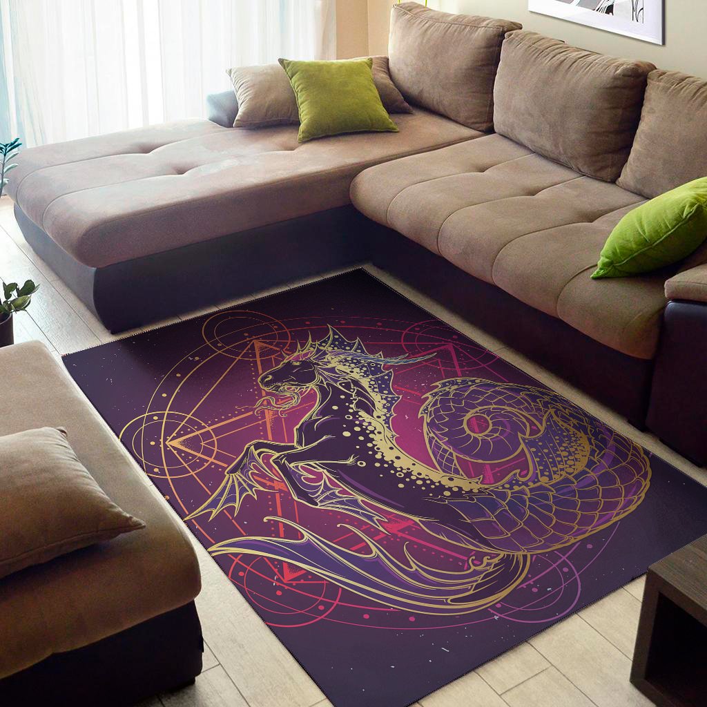 Fantastic Capricorn Sign Print Area Rug Floor Decor fantastic capricorn sign print area rug floor decor 2559
