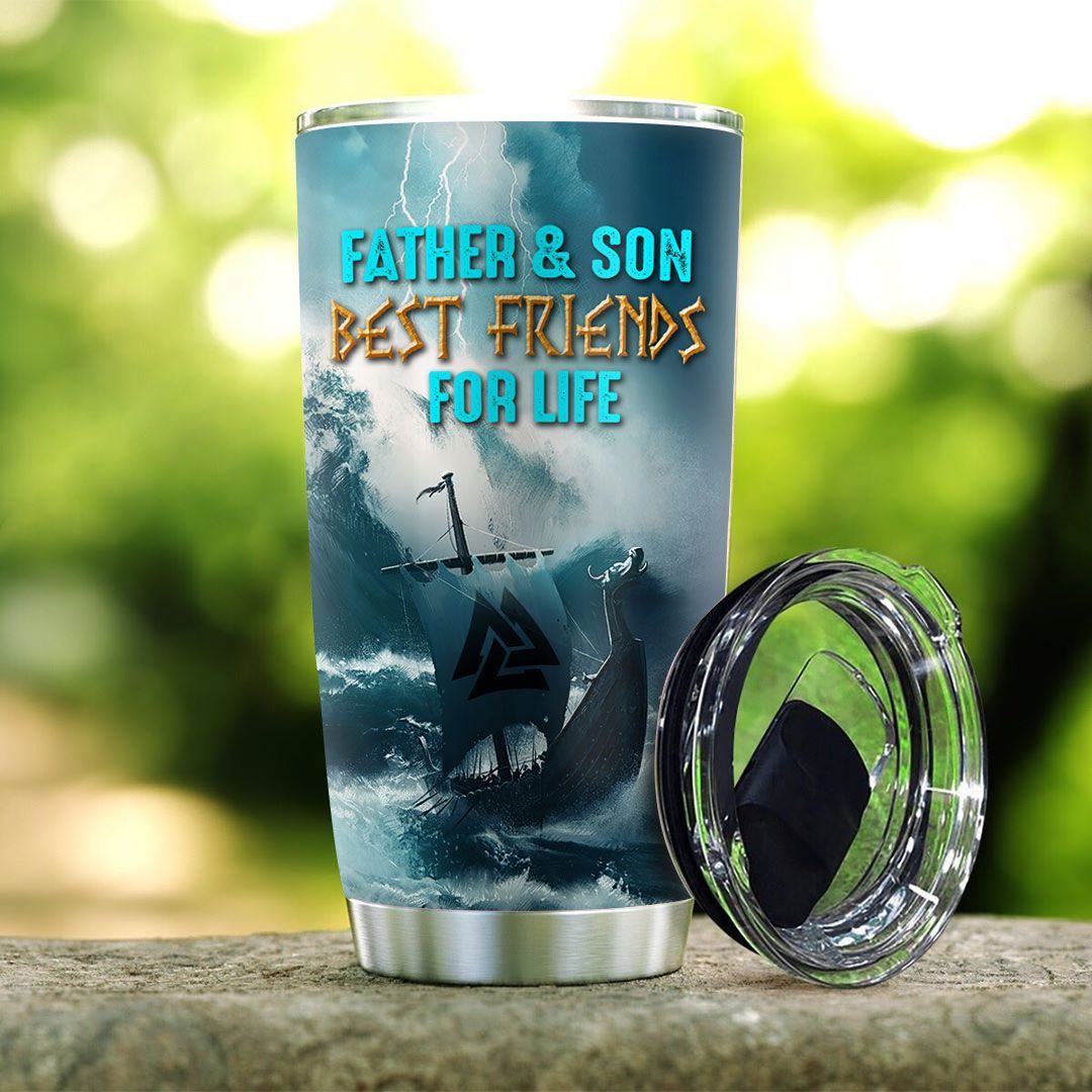 father and son best friend for life stainless steel tumbler 1963
