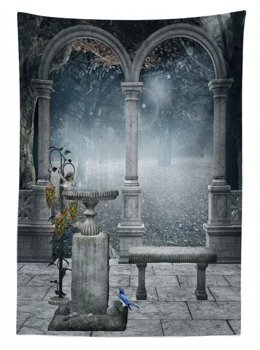 fictional mythic stones 3d printed tablecloth table decor 4210