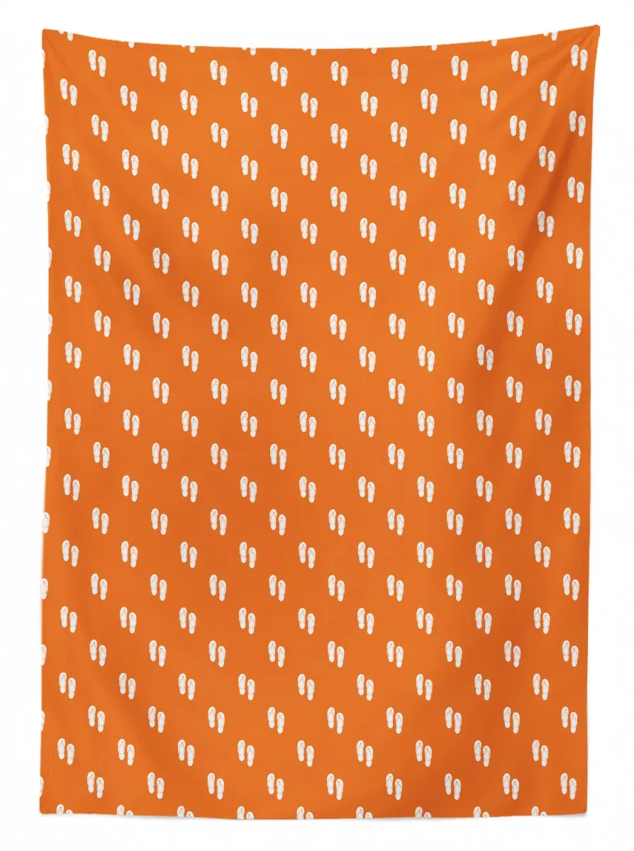 fiery tone sandals 3d printed tablecloth table decor 5179