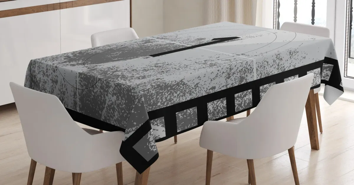 Final Countdown 3D Printed Tablecloth Table Decor final countdown 3d printed tablecloth table decor 1976