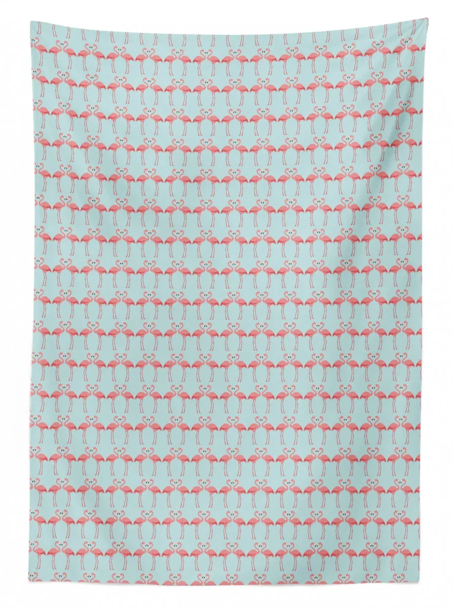 Flamingo Birds 3D Printed Tablecloth Table Decor flamingo birds 3d printed tablecloth table decor 6533