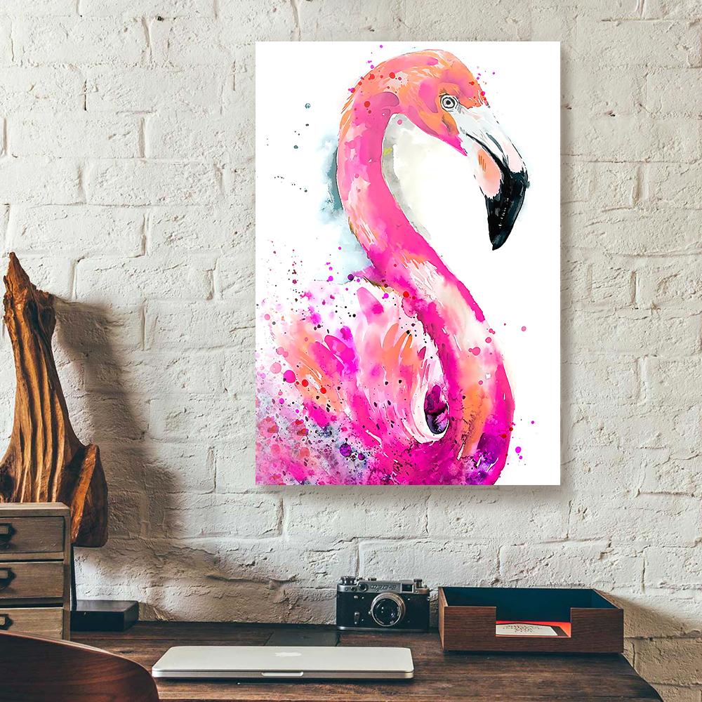 Flamingo Canvas Prints - Wall Art Decor flamingo canvas prints wall art decor 7164
