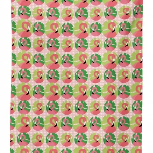 flamingo in childish design 3d printed tablecloth table decor 4748