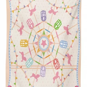 flattened circus 3d printed tablecloth table decor 4571