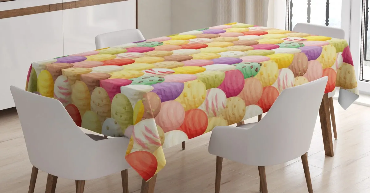 flavor toppings 3d printed tablecloth table decor 3877