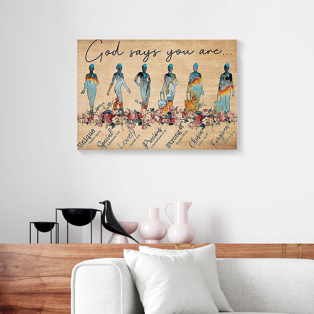 flight attendant canvas prints wall art decor 7831