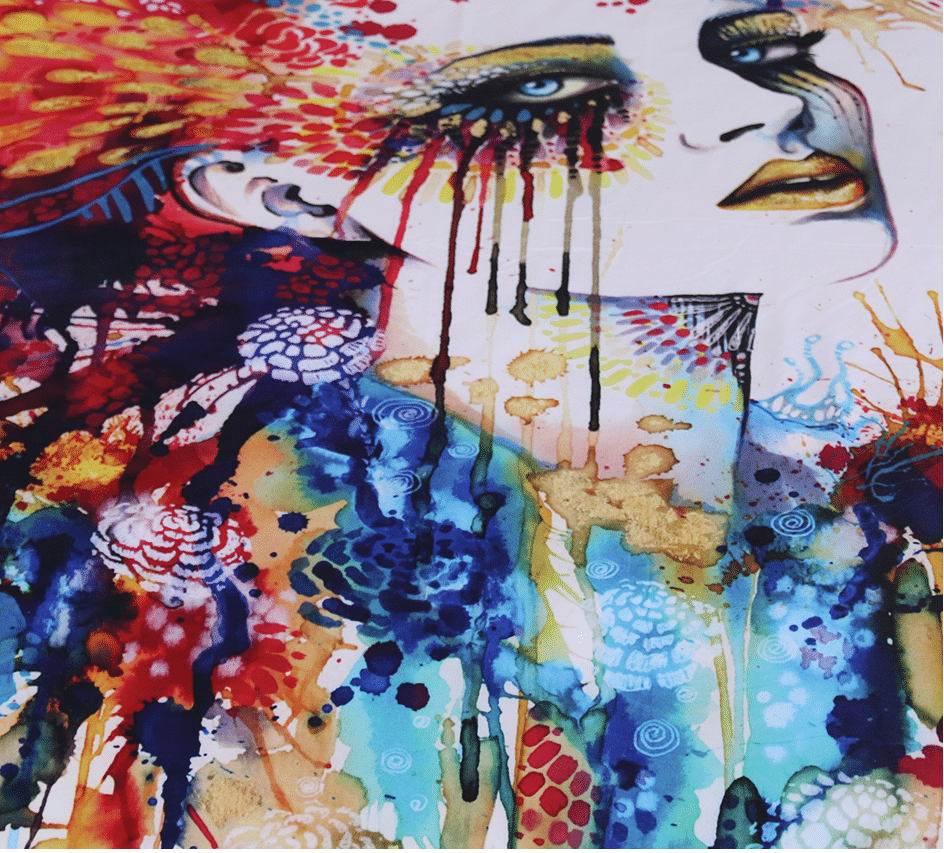 Flora By Pixie Cold Art Bedding Set Bedroom Decor