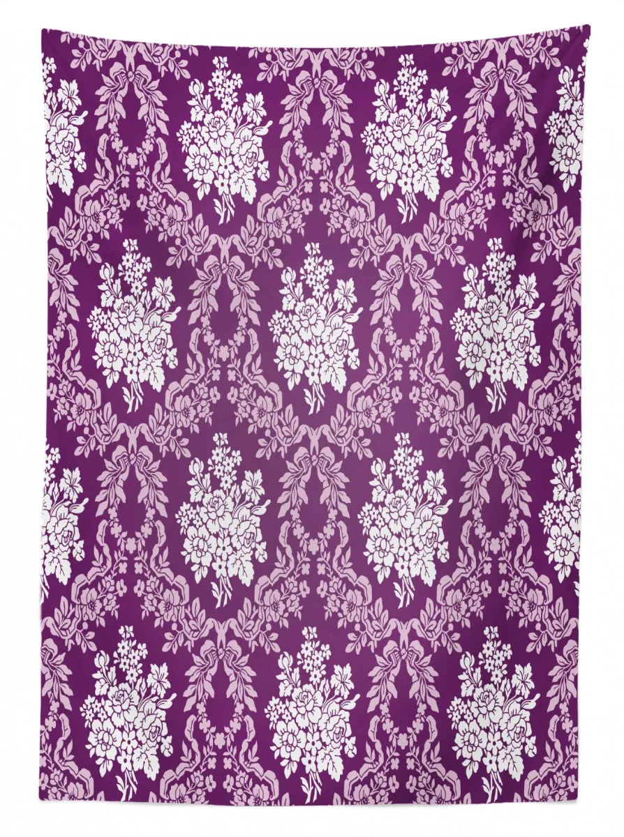 floral arrangements 3d printed tablecloth table decor 5206
