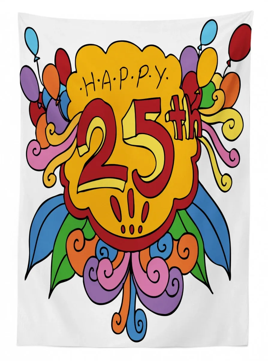 Floral Balloon 3D Printed Tablecloth Table Decor floral balloon 3d printed tablecloth table decor 7263