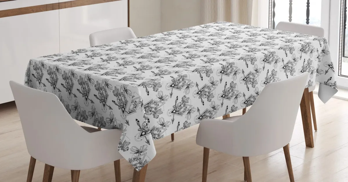 floral mystic 3d printed tablecloth table decor 4066