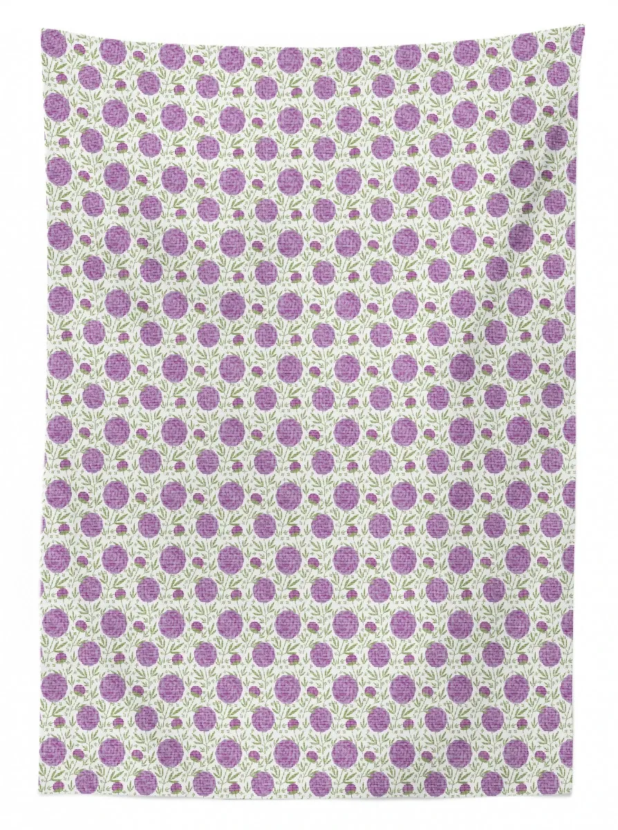 Floral Pixel-like Dots 3D Printed Tablecloth Table Decor floral pixel like dots 3d printed tablecloth table decor 3031