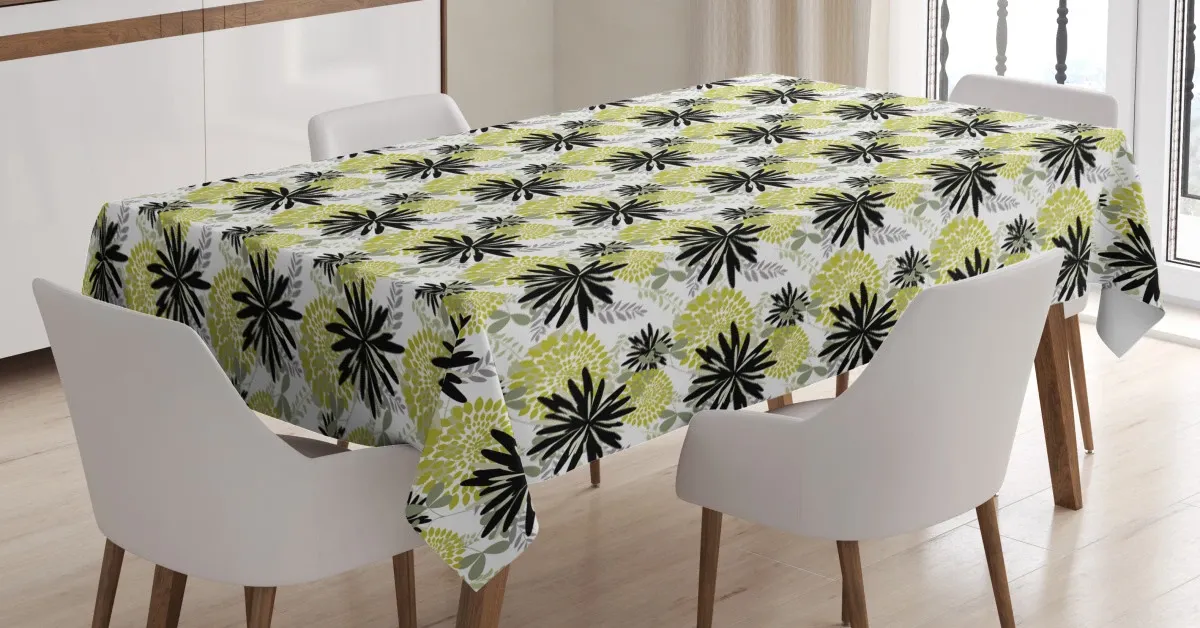 Flourishing Flowers Art 3D Printed Tablecloth Table Decor flourishing flowers art 3d printed tablecloth table decor 2982