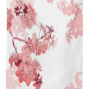 flower in blossom 3d printed tablecloth table decor 5284
