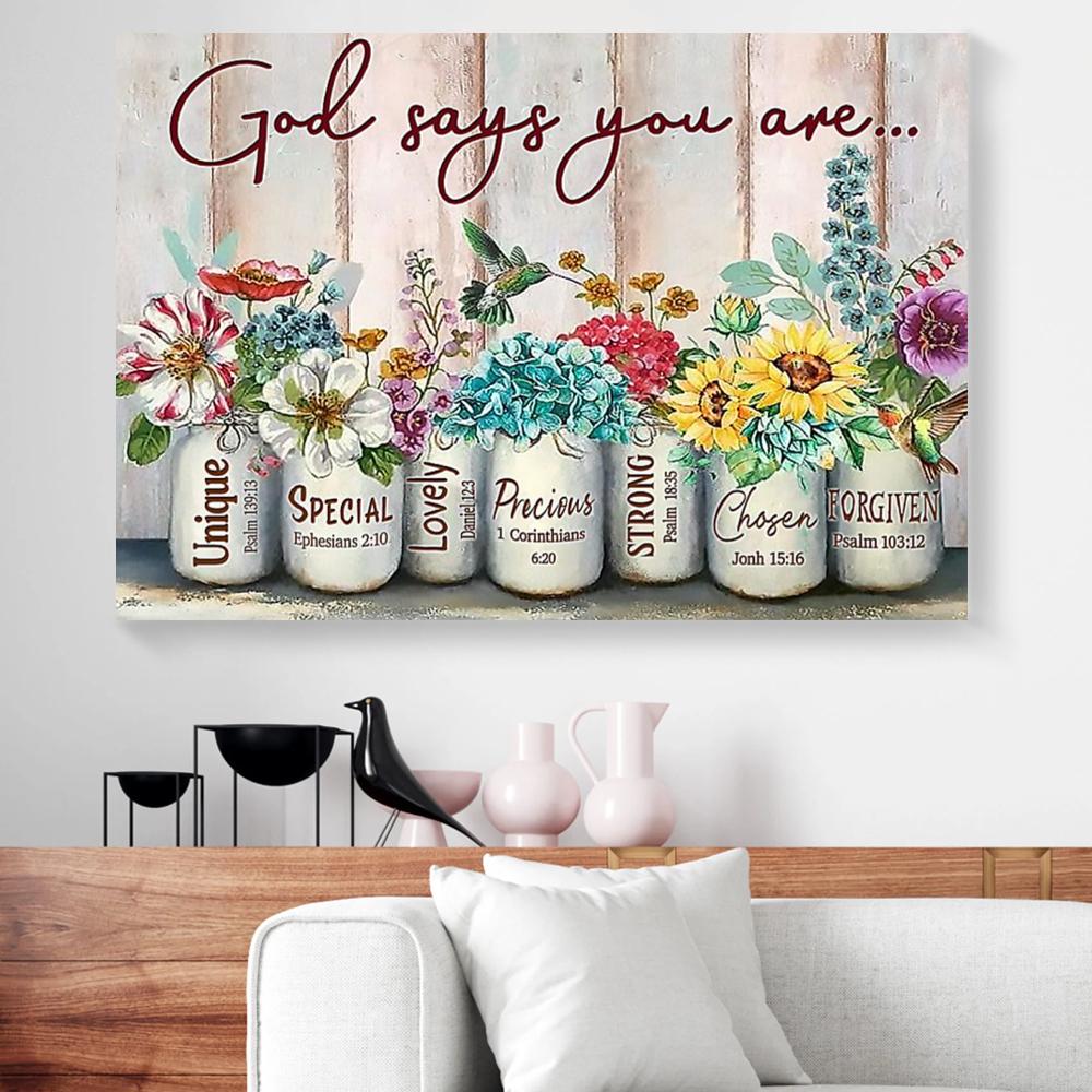 Flowers Hummingbird Canvas Prints - Wall Art Decor flowers hummingbird canvas prints wall art decor 4623