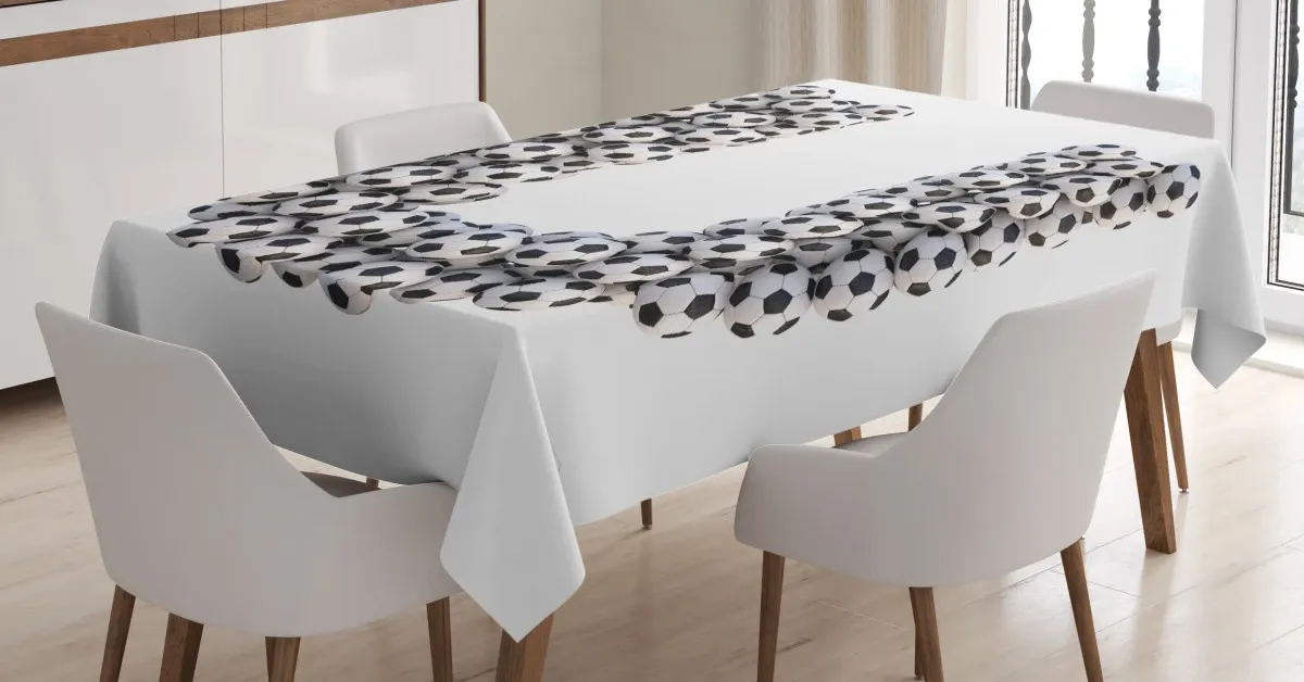 football outdoor sport 3d printed tablecloth table decor 6557
