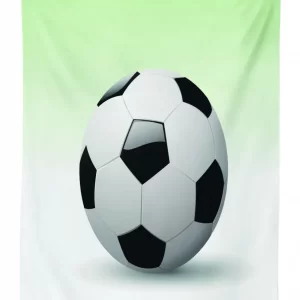 football soccer ball 3d printed tablecloth table decor 4769