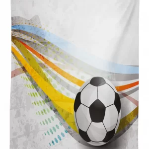 football soccer lines 3d printed tablecloth table decor 5777