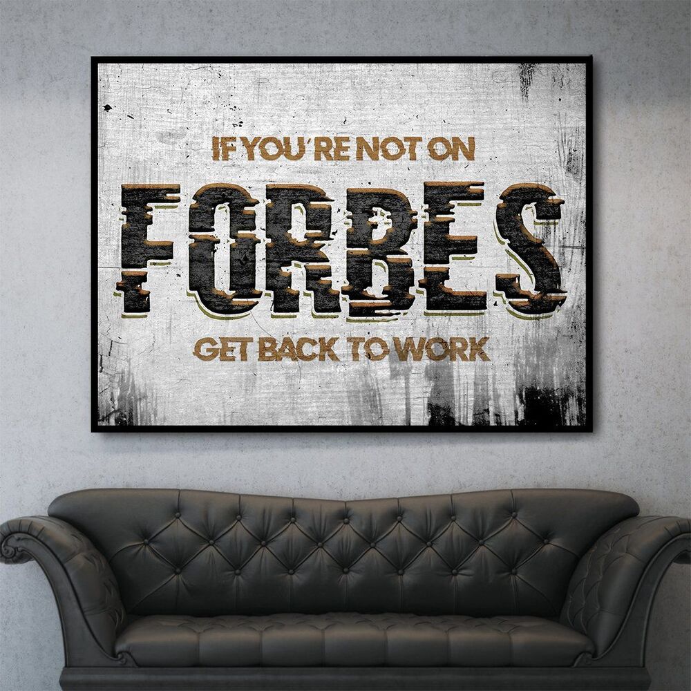 Forbes Motivational Positive Canvas Print - Wall Art Decor forbes motivational positive canvas print wall art decor 8485